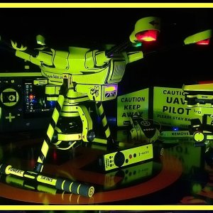 Yuneec Typhoon US Marines Skin Photoluminescent Reflective Vinyl/Wrap/Film 