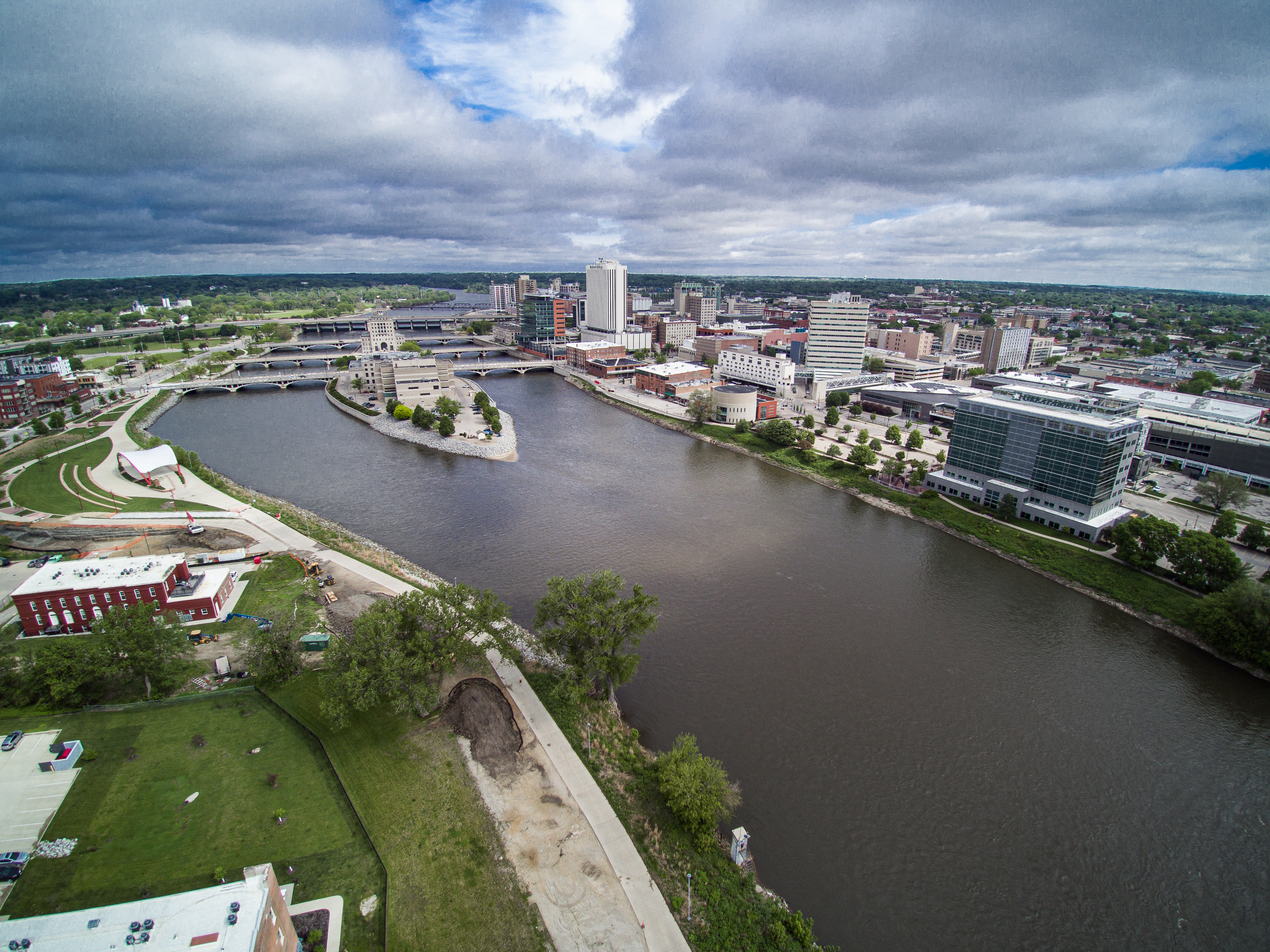 Downtown Cedar Rapids Iowa