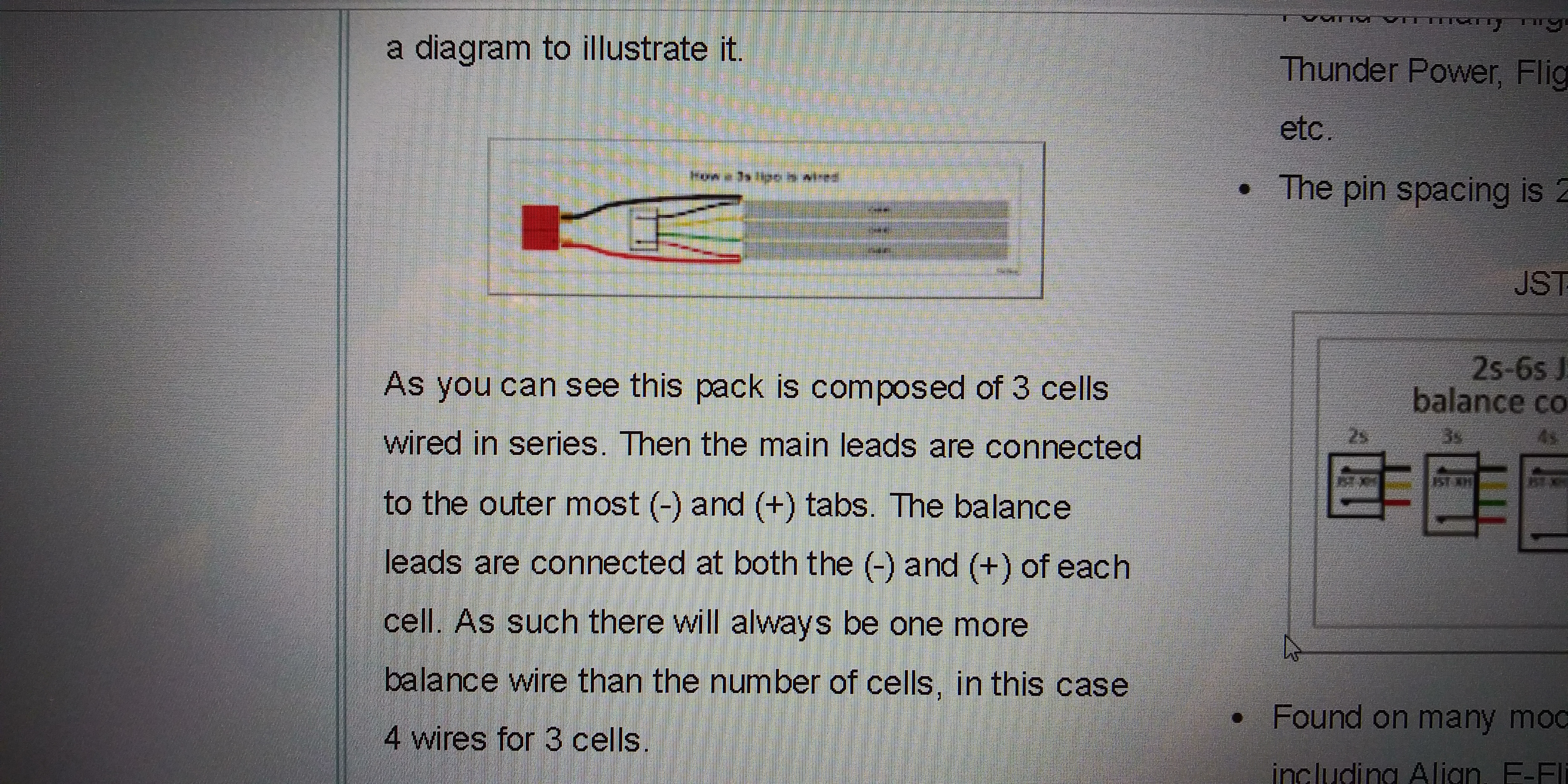 Wiring for 3s Battery MQ