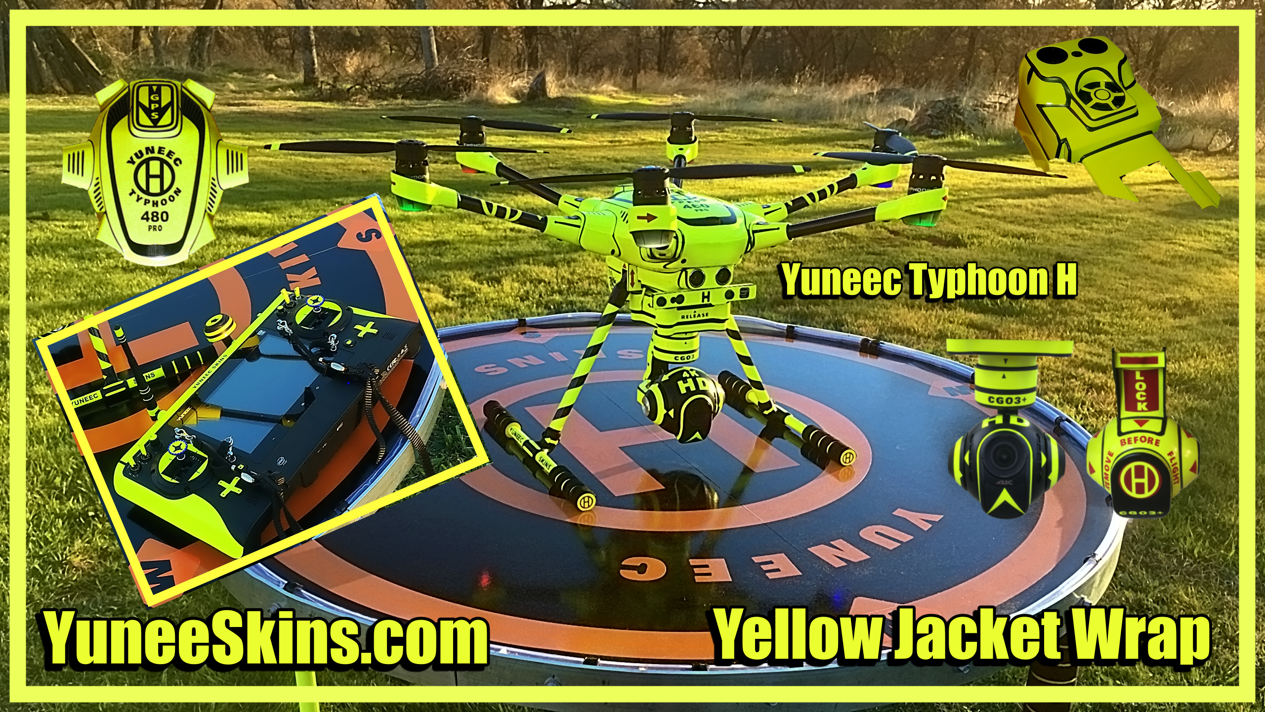 Yuneec skins store